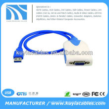 USB3.0 to VGA Video Multi-Display Cable Adapter male to female 2048x1152 Win7